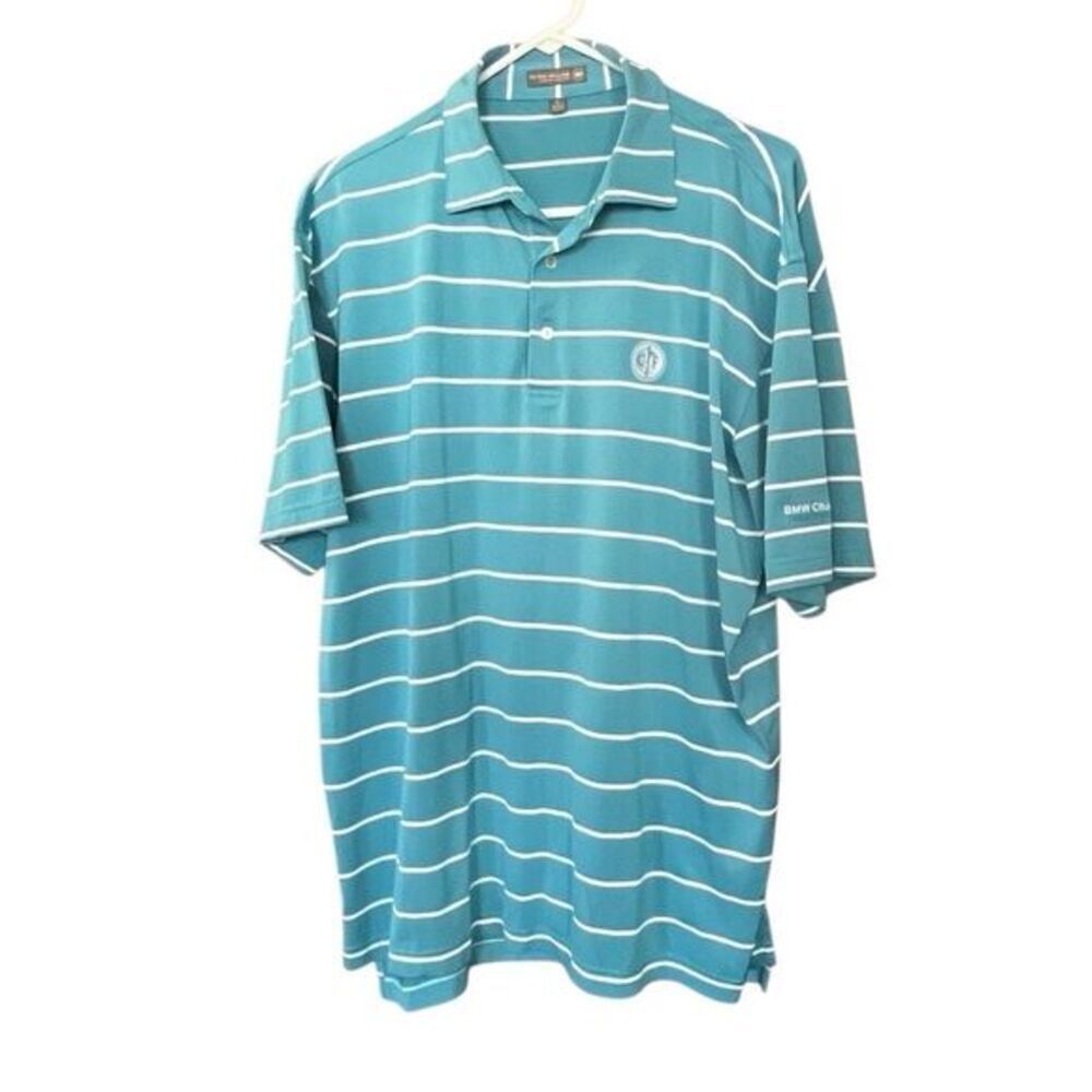 Peter Millar Striped Golf Polo BMW Championship Conway Farms